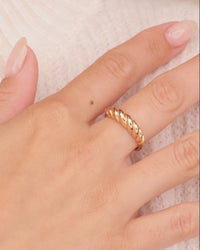 Sterling Silver Graham Twist Band Ring