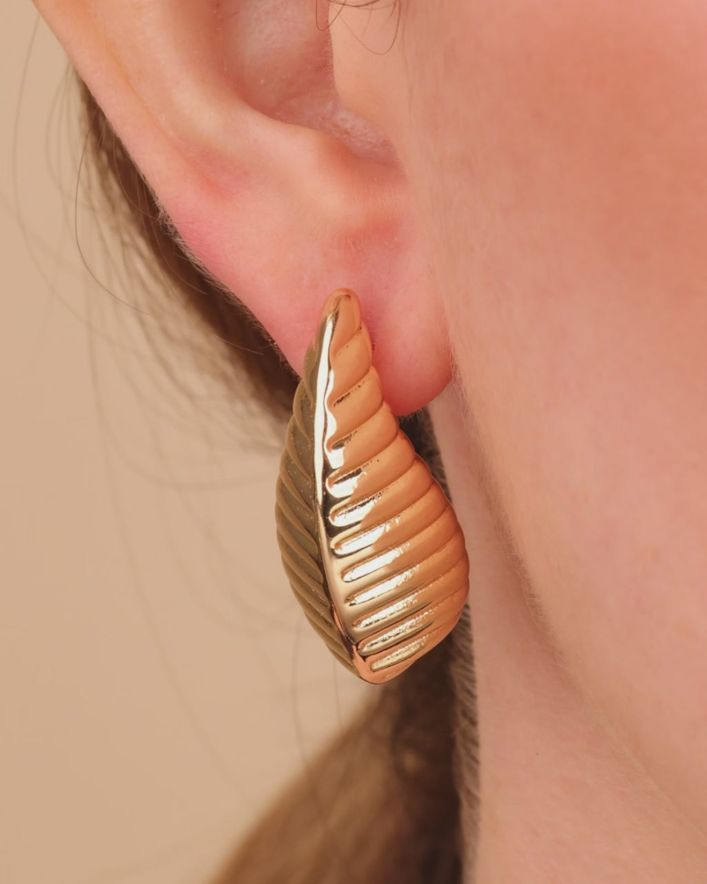 Vale Textured Stud Earrings