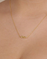 Sterling Silver Infinity Love Knot Necklace
