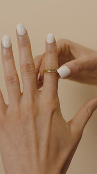 Sterling Silver Adele Stacking Ring
