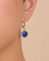 Rose Petal Short Drop Earrings