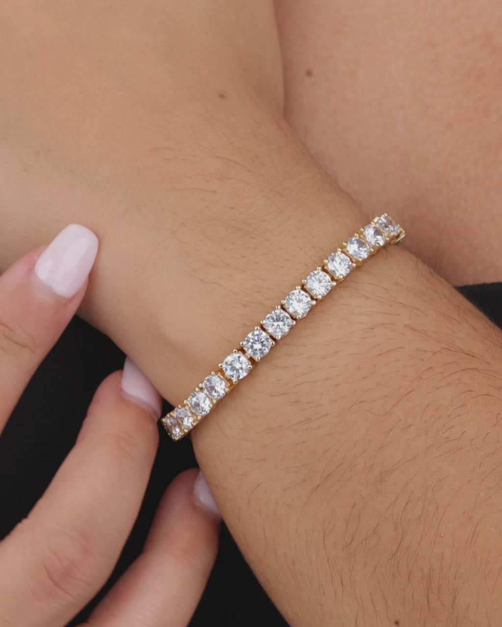 Marisol Round Cut CZ Tennis Bracelet