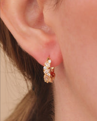 Georgia CZ Micro Hoop Earrings
