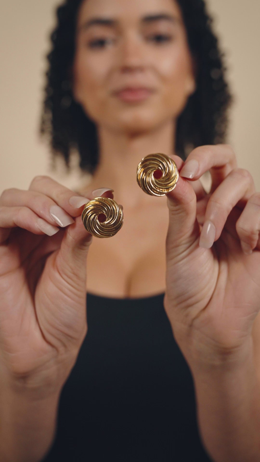 Cruller Stud Earrings