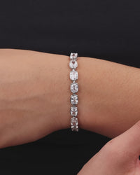 Elongated Cushion Tennis Bracelet