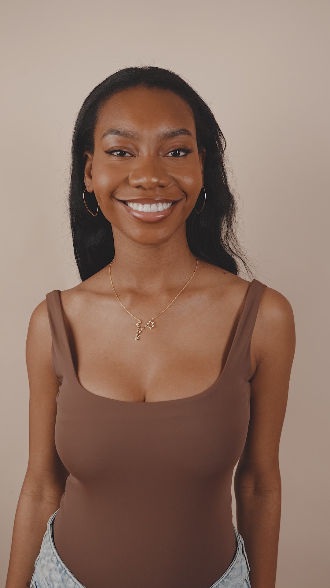 'When Stars Align Set' - Constellation Necklace & Delicate Threader Earrings