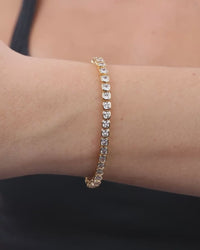 Helene Cushion Cut Tennis Bracelet