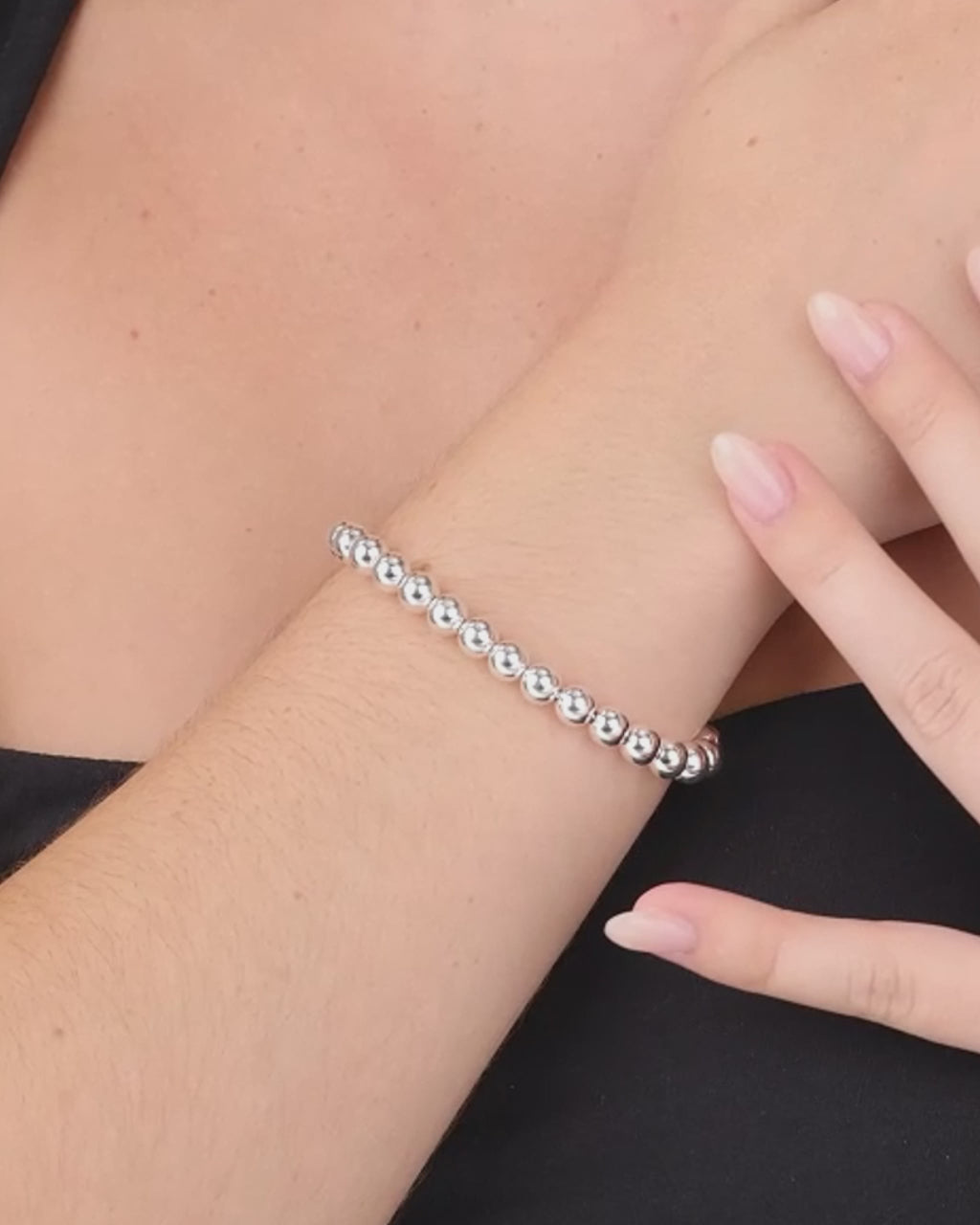 Sterling Silver Ravenna Ball Chain Bracelet