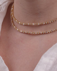 Georgia CZ Tennis Necklace