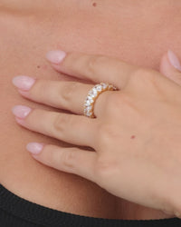 Sterling Silver Janis CZ Eternity Band Ring