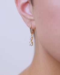 Sterling Silver Liesel Oval Cut CZ French Clip Earrings