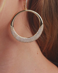 Muriel CZ O Drop Earrings