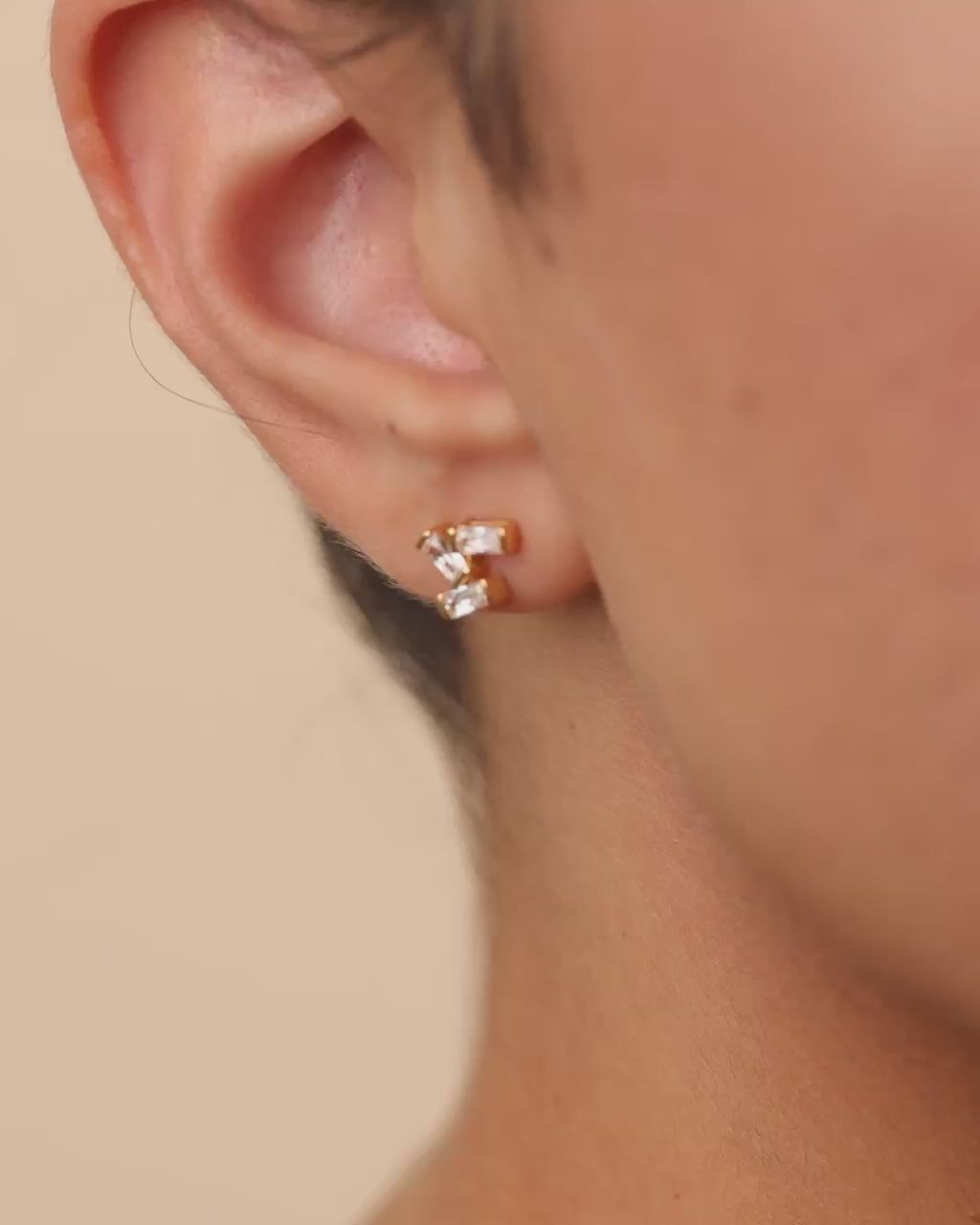 Sterling Silver Macy CZ Studs