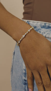 Sterling Silver Wyatt CZ Tennis Bracelet