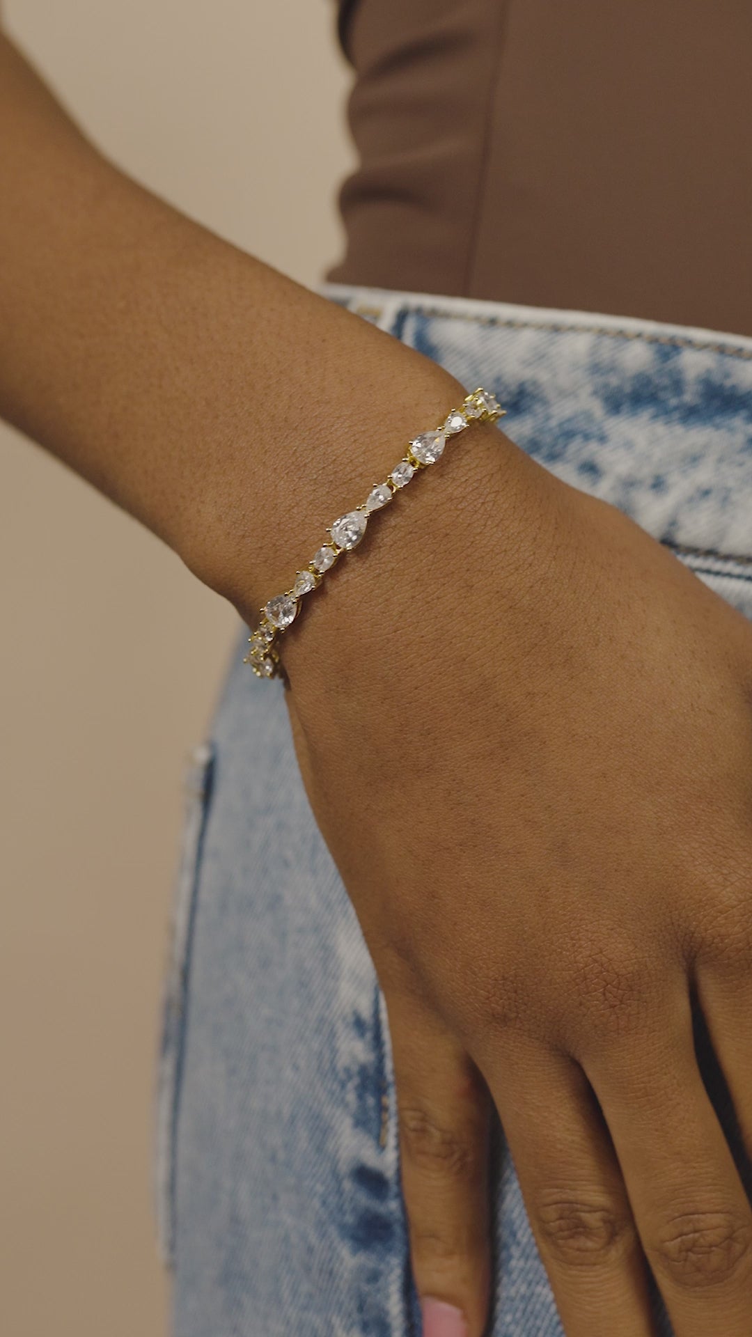 Sterling Silver Wyatt CZ Tennis Bracelet