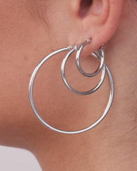 Sterling Silver Hoop Earrings