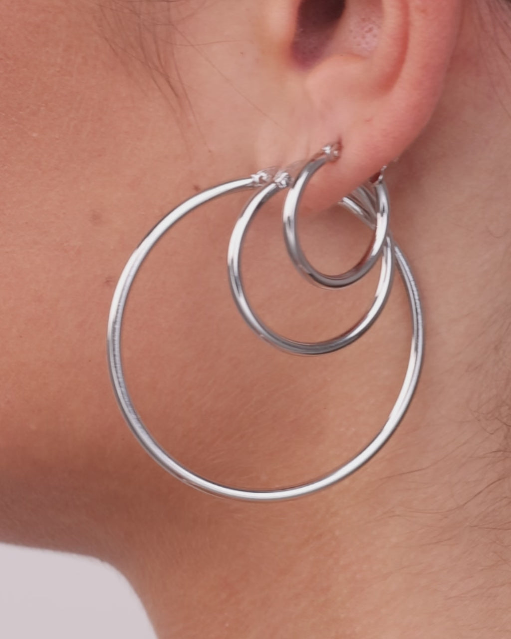 Sterling Silver Hoop Earrings