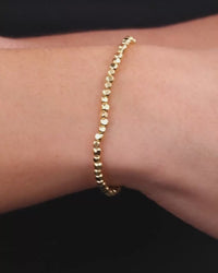 Sterling Silver Dez Beaded Bracelet