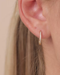 Sterling Silver Lilia CZ Infinity Hoops