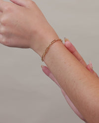 Sterling Silver Paperclip Chain Bracelet