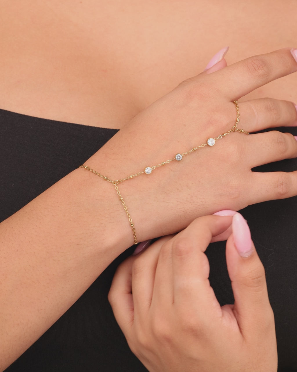 Elena CZ Hand Chain