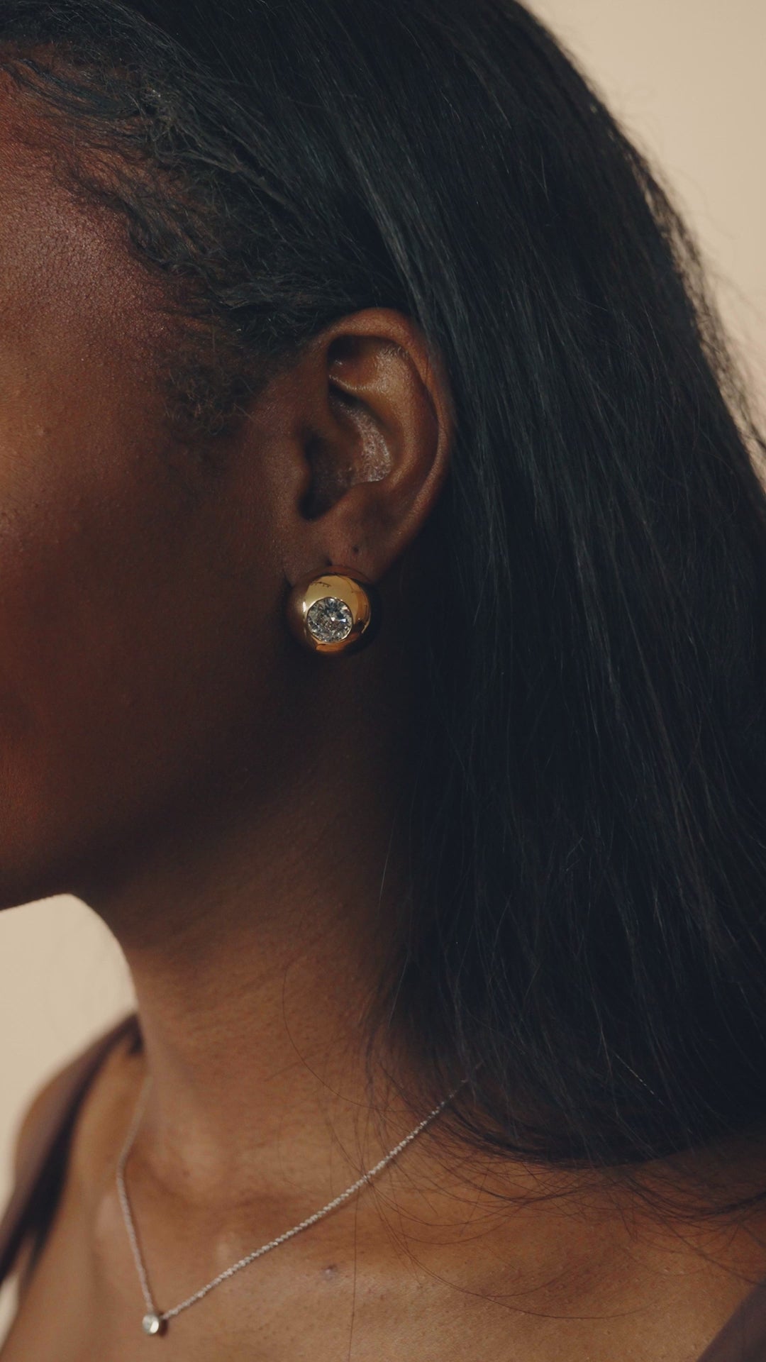 Zora CZ Dome Studs
