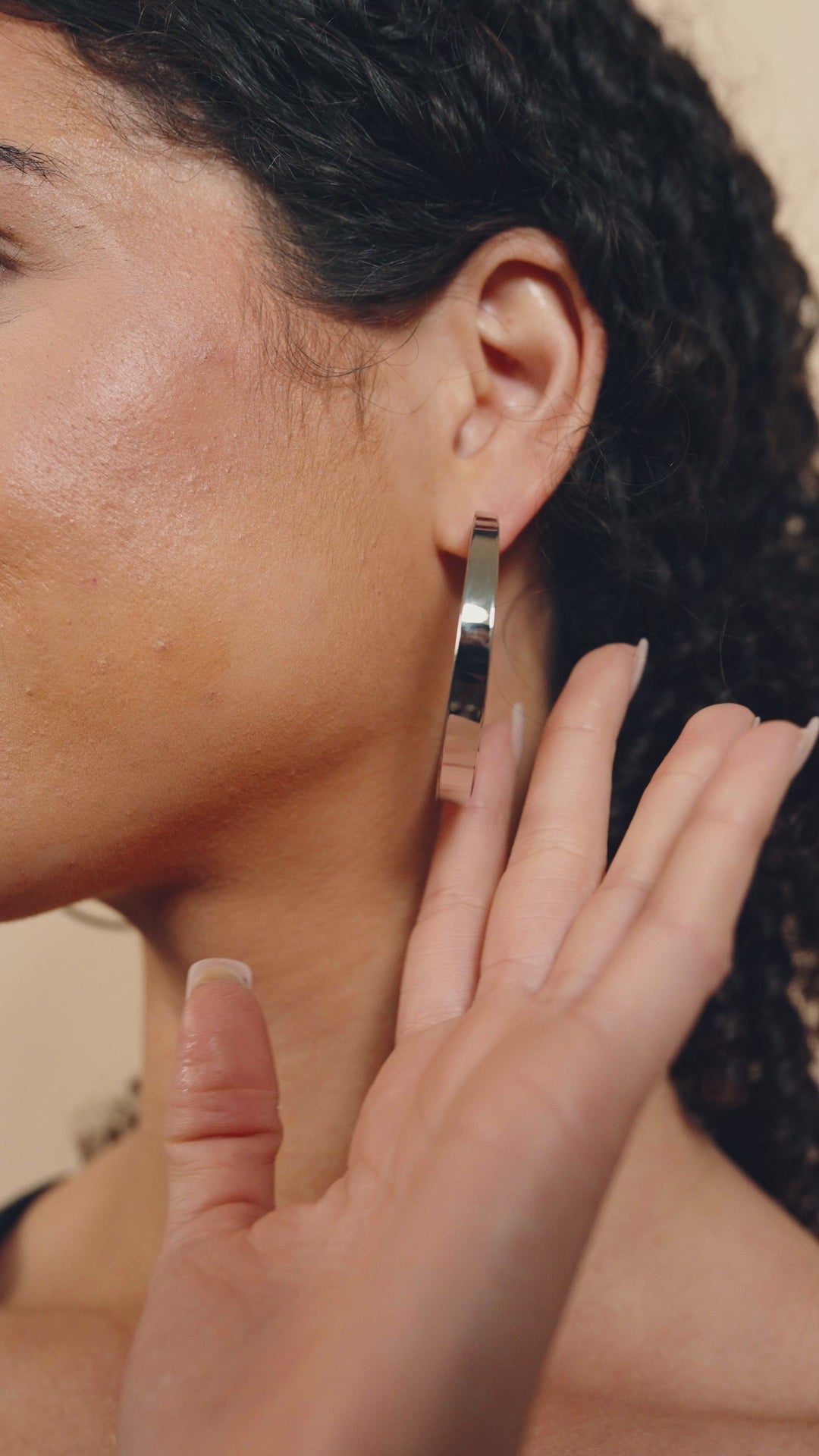 Graduating Hoop Earrings