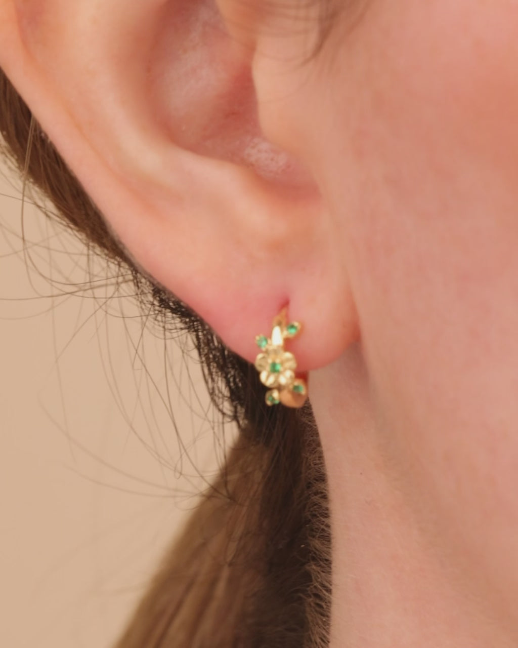 Sterling Silver Cambrie Micro Hoops