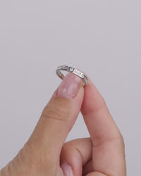 Sterling Silver Ethel CZ Band Ring