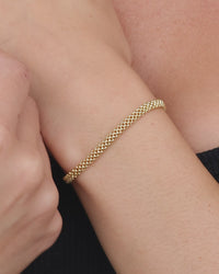 Sterling Silver Mesh Chain Bracelet