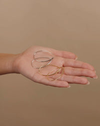 Delicate Threader Hoop Earrings Set of 2
