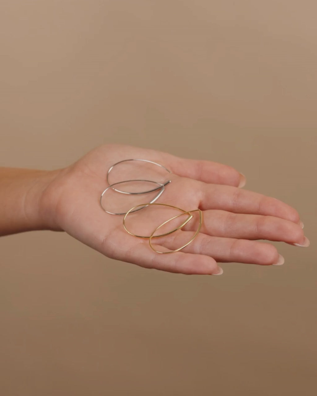 Delicate Threader Hoop Earrings Set of 2