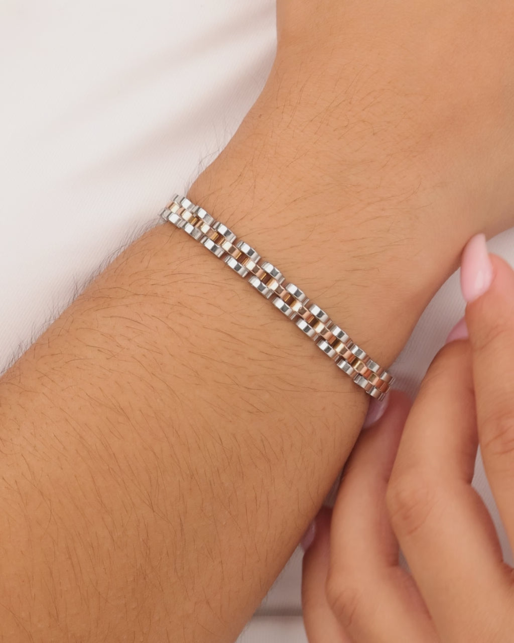 Dainty Thin Watch Chain Bracelet