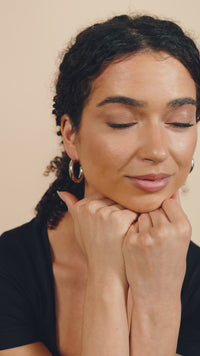Rory Polished Tube Hoop Earrings