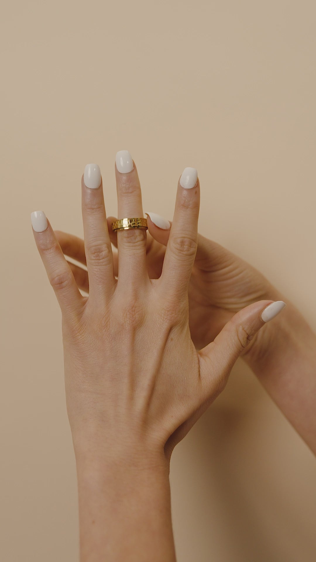 Textured Spinner Ring