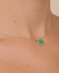 Rose Petal Pendant Necklace