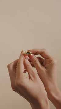 Sterling Silver Paula Ribbed Ring
