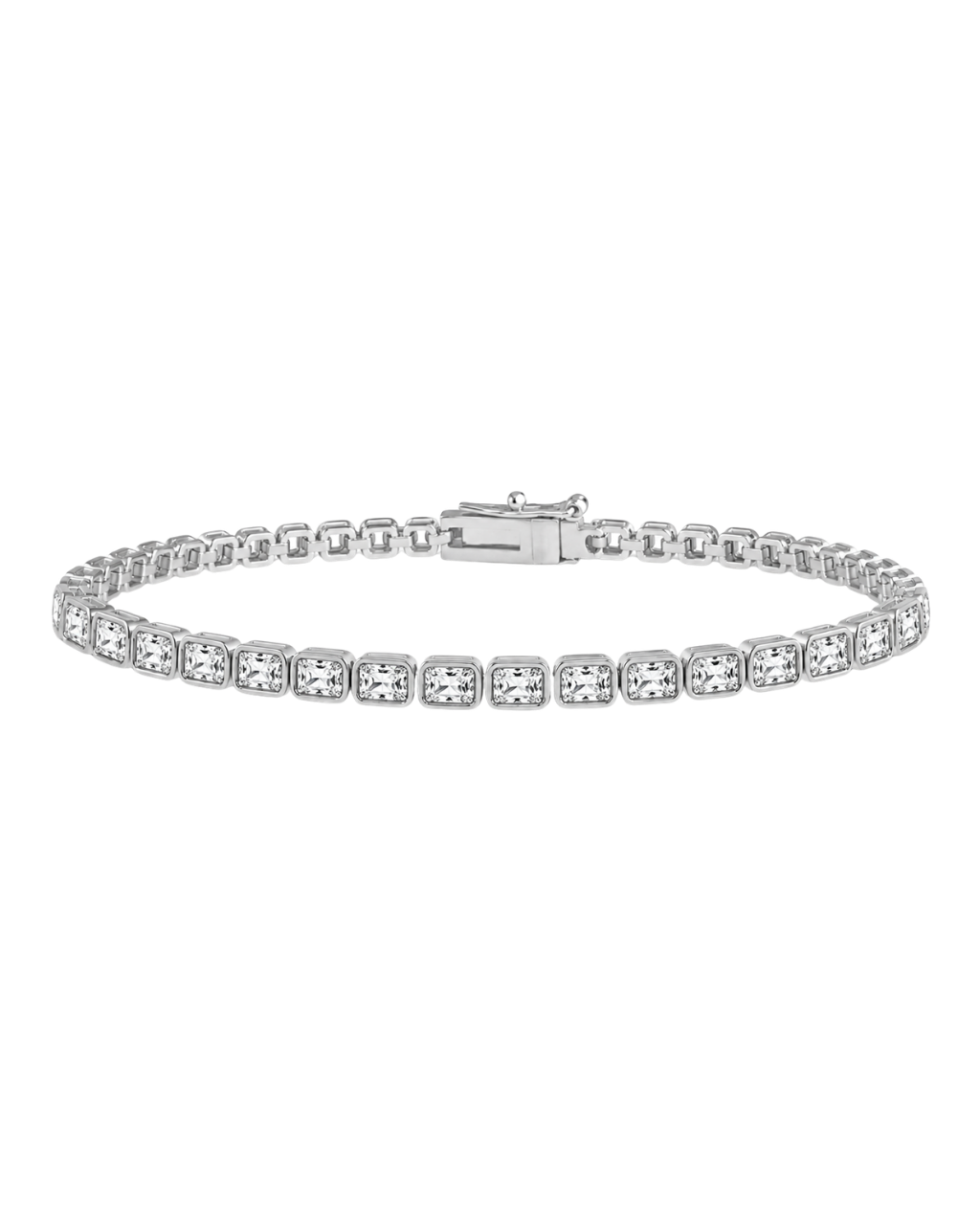 Helene Radiant Cut Tennis Bracelet