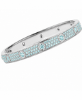 Lumière Aquamarine CZ Bangle