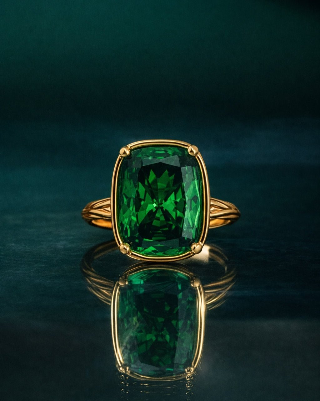 Cocktail Ring - Emerald