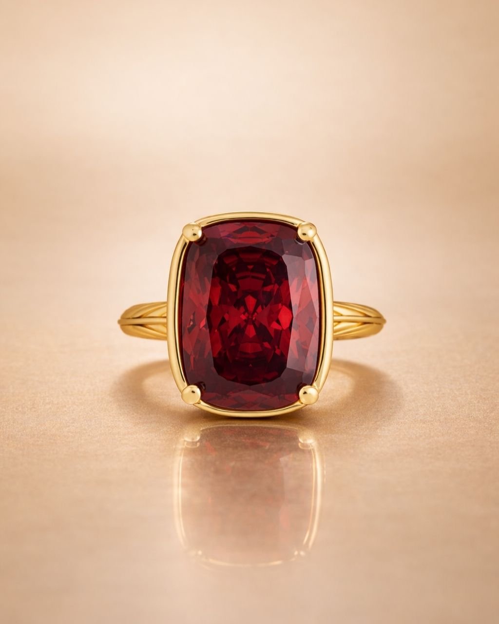 Cocktail Ring - Garnet