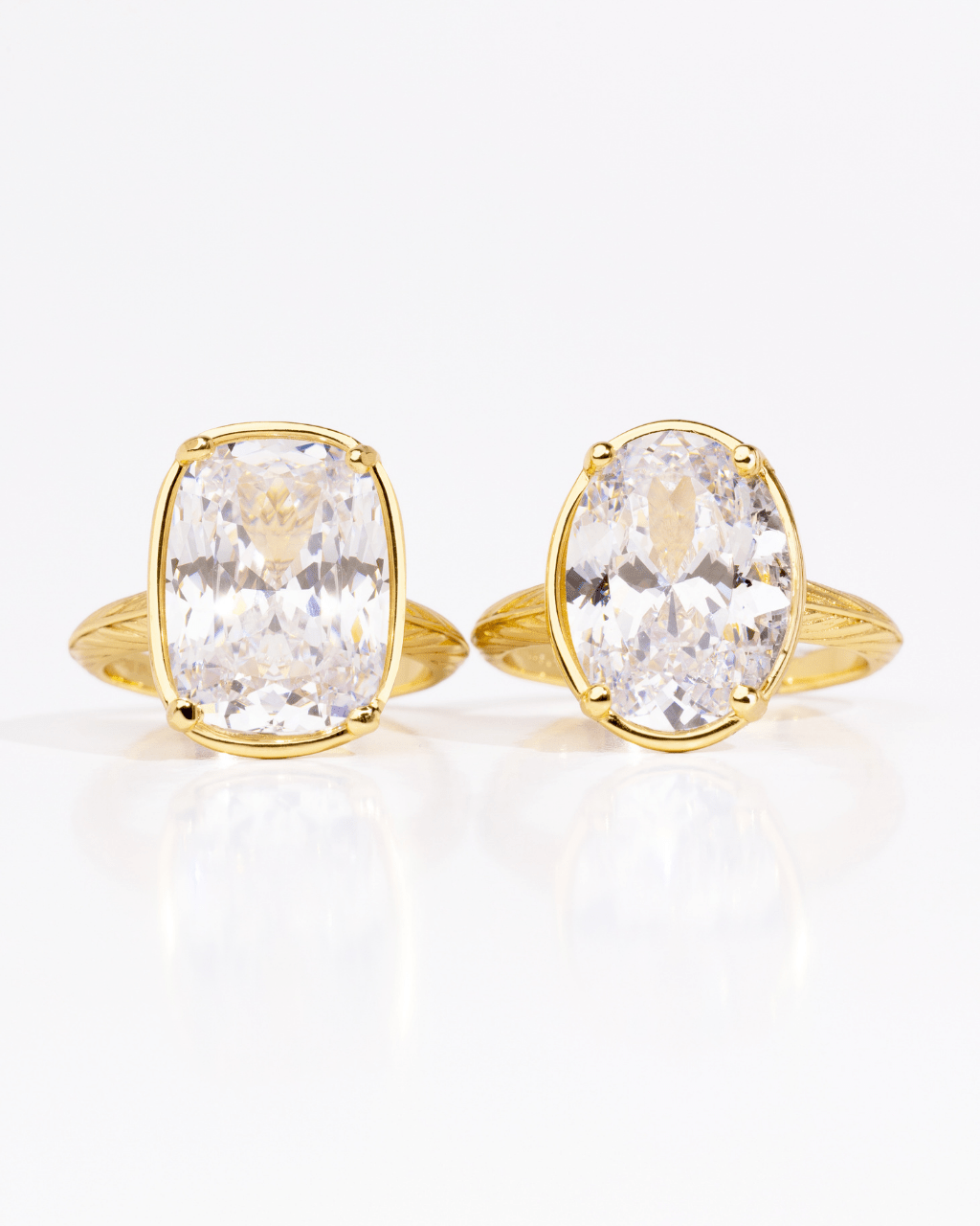 Sterling Silver Oval Cut CZ Cocktail Ring - Sterling Forever