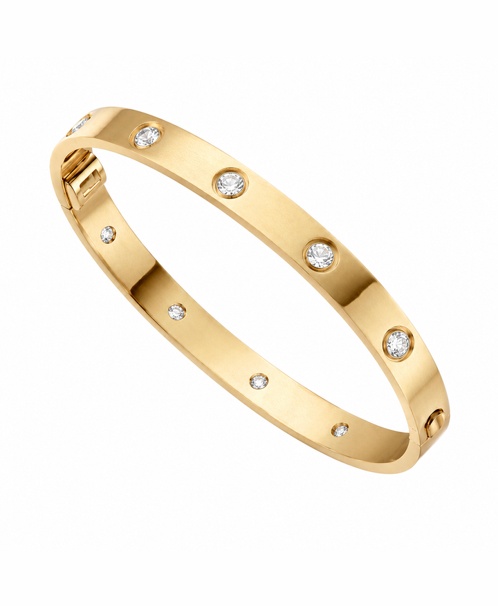 Verona Clear CZ Bangle