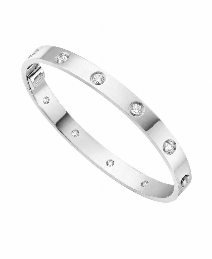 Verona Clear CZ Bangle
