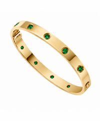 Verona Emerald CZ Bangle