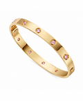Verona Pink CZ Bangle