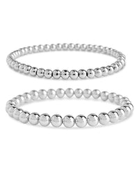 Beaded Stretch Bracelet Sets - Sterling Forever