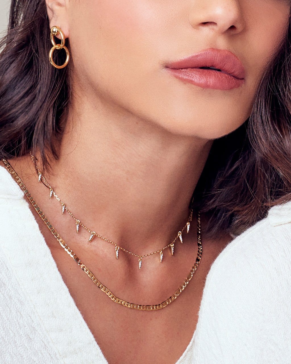 Chain & Charm Necklace Set Necklace Sterling Forever 