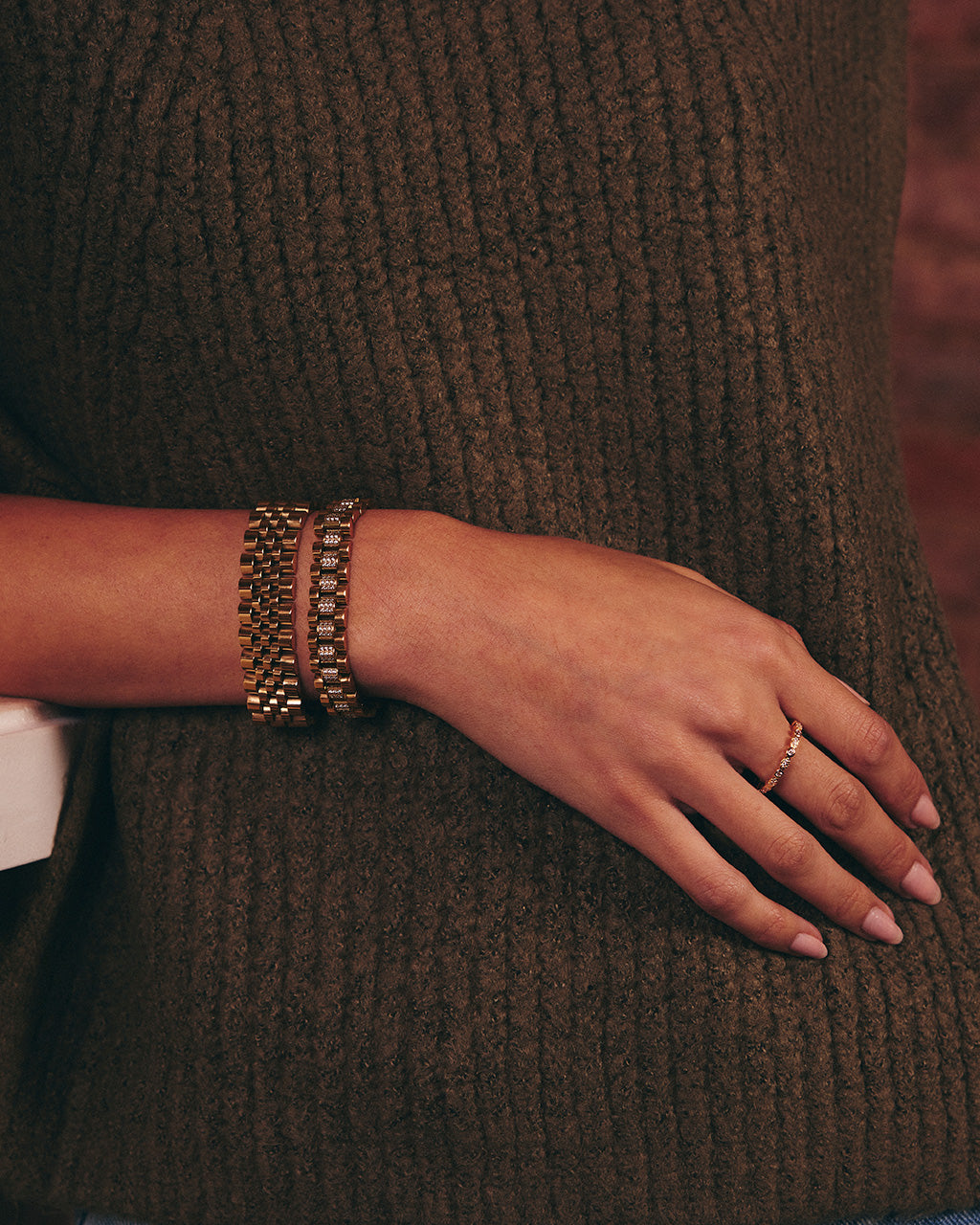 Chunky Watch Band Chain Bracelet Bracelet Sterling Forever 