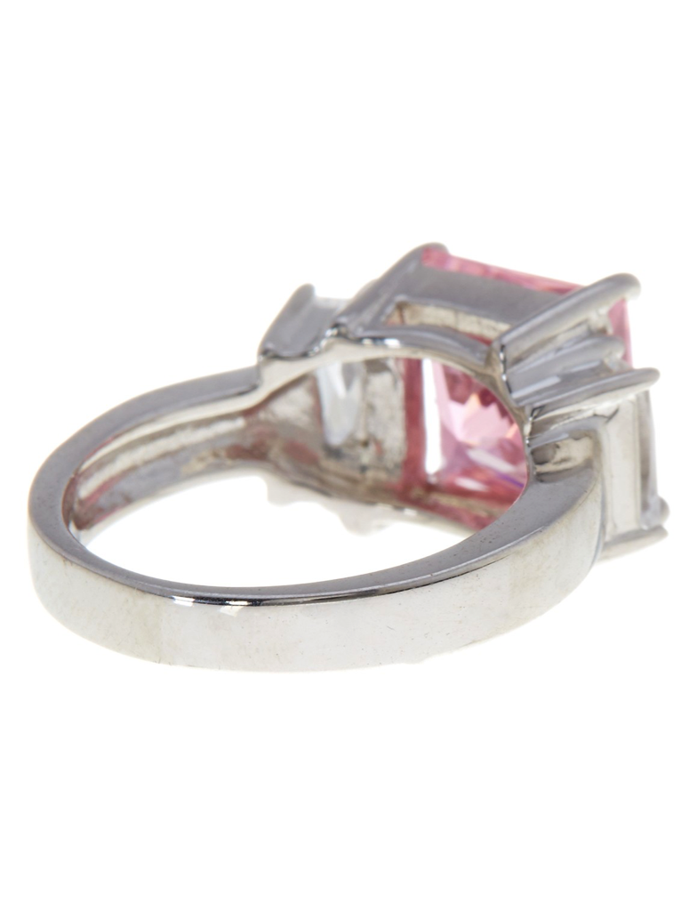 Sterling Silver Pink CZ Cocktail Ring - Sterling Forever